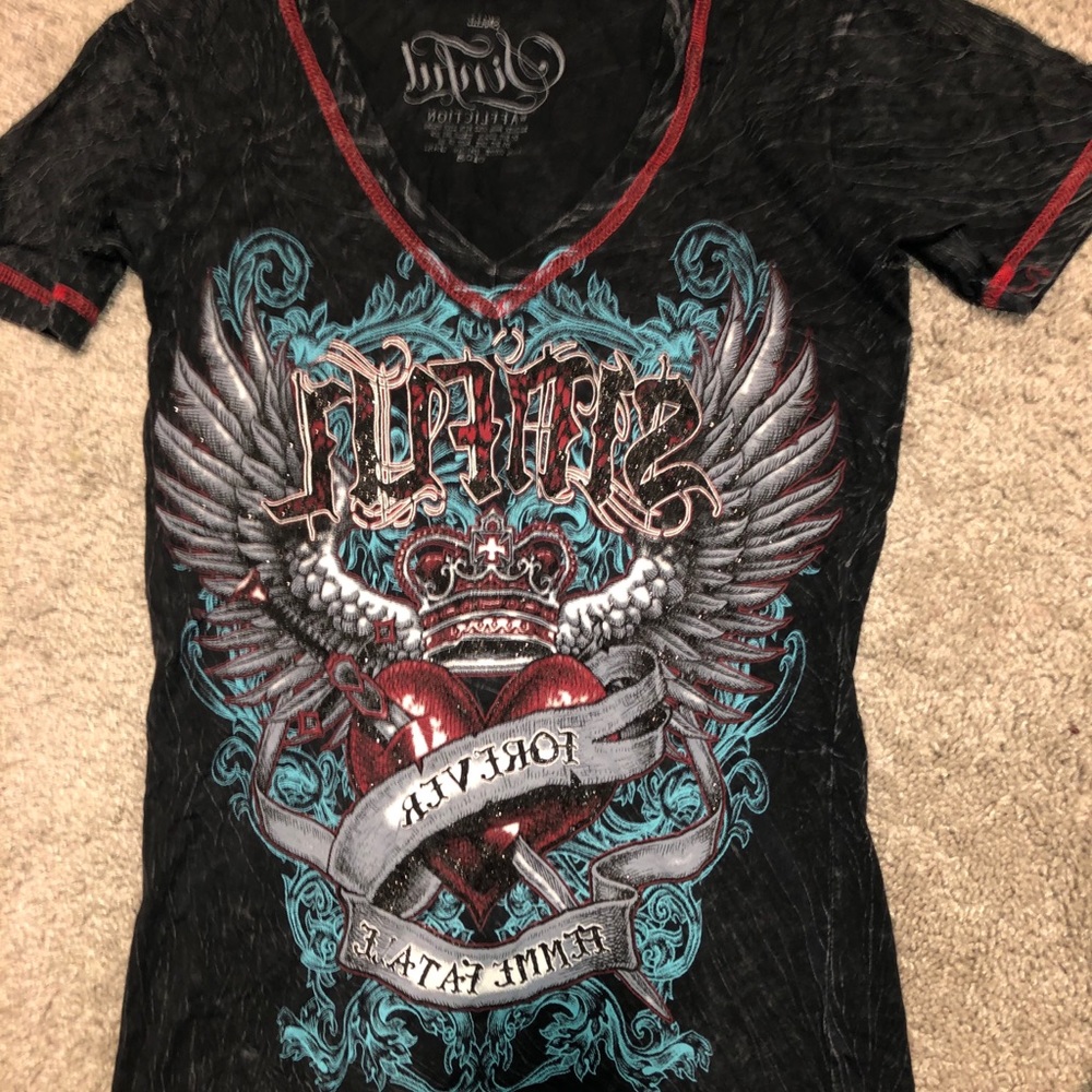 Sinful by Affliction V Neck